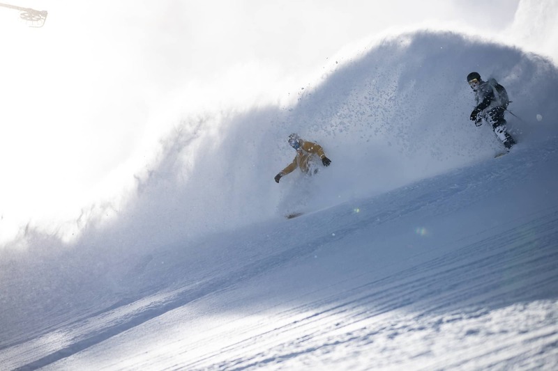 hors piste Meribel - Le Cairn