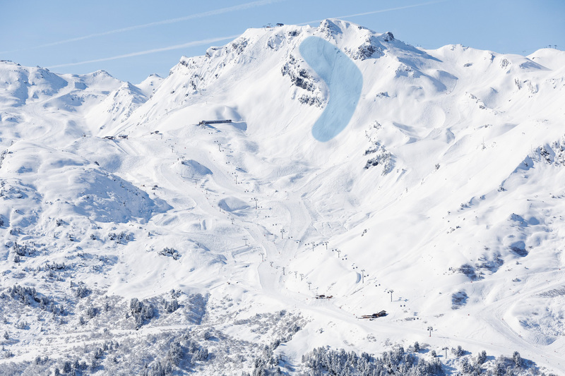 hors piste Meribel - Le Cairn