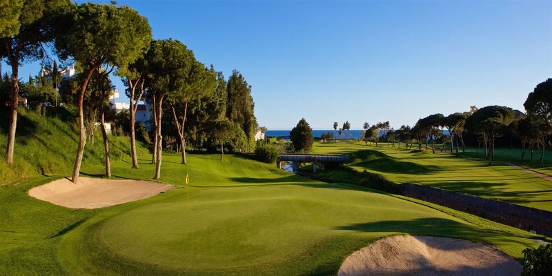 Río Real Golf course in Marbella East with lush fairways and Mediterranean views