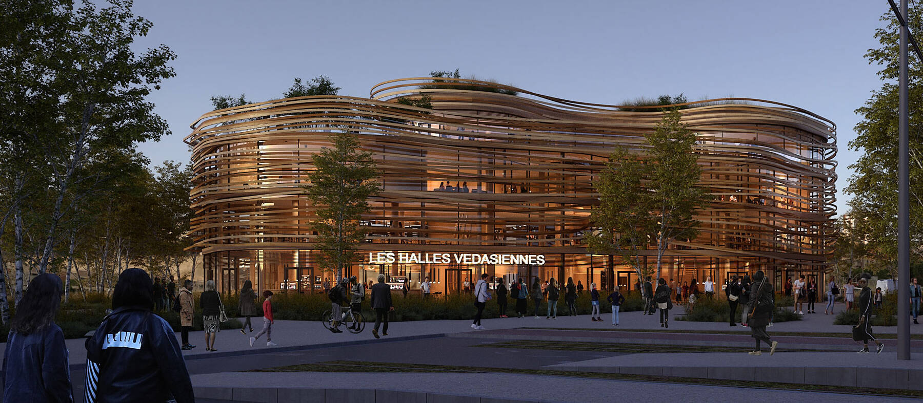 Les Halles Védasiennes - vue extérieure