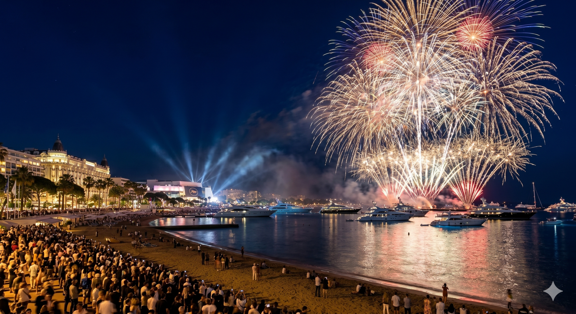 Feux d'artifice Cannes