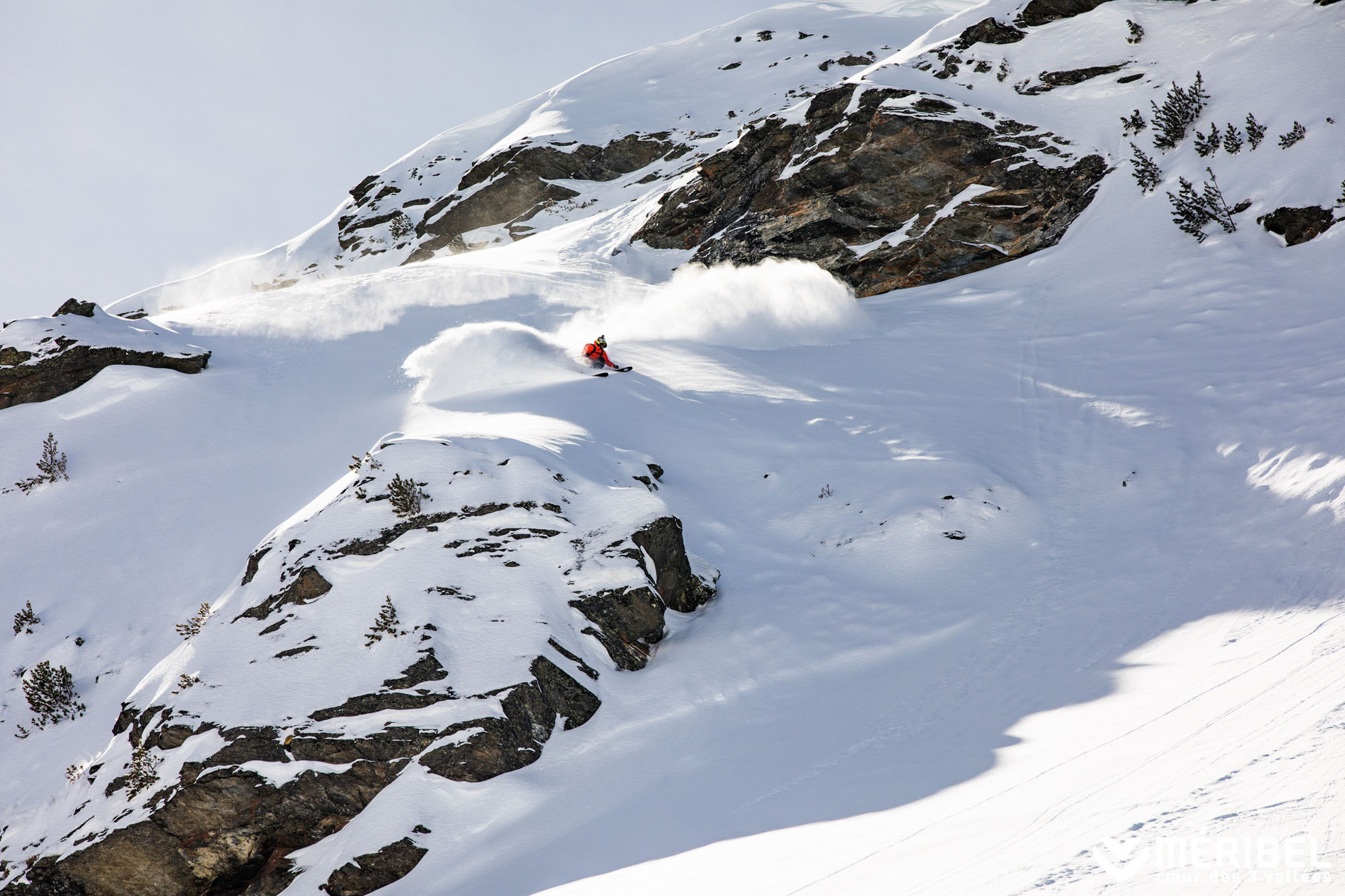 Meribel ski backcountry
