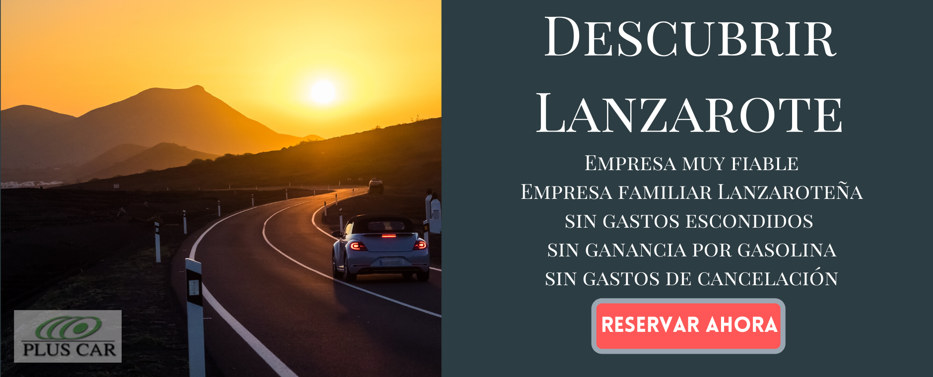 Alquiler de coches en Lanzarote con PlusCar