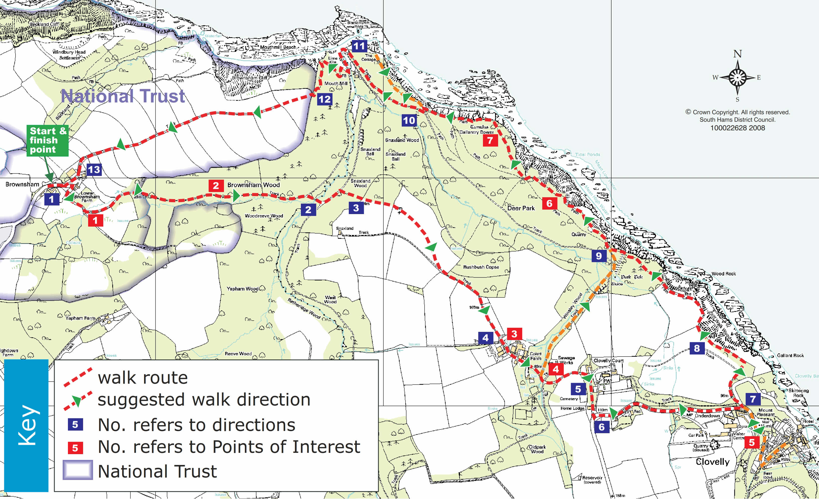 Brownsham and Clovelly Walk