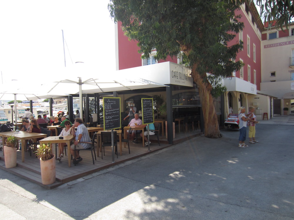 Café Telline à Port Grimaud
