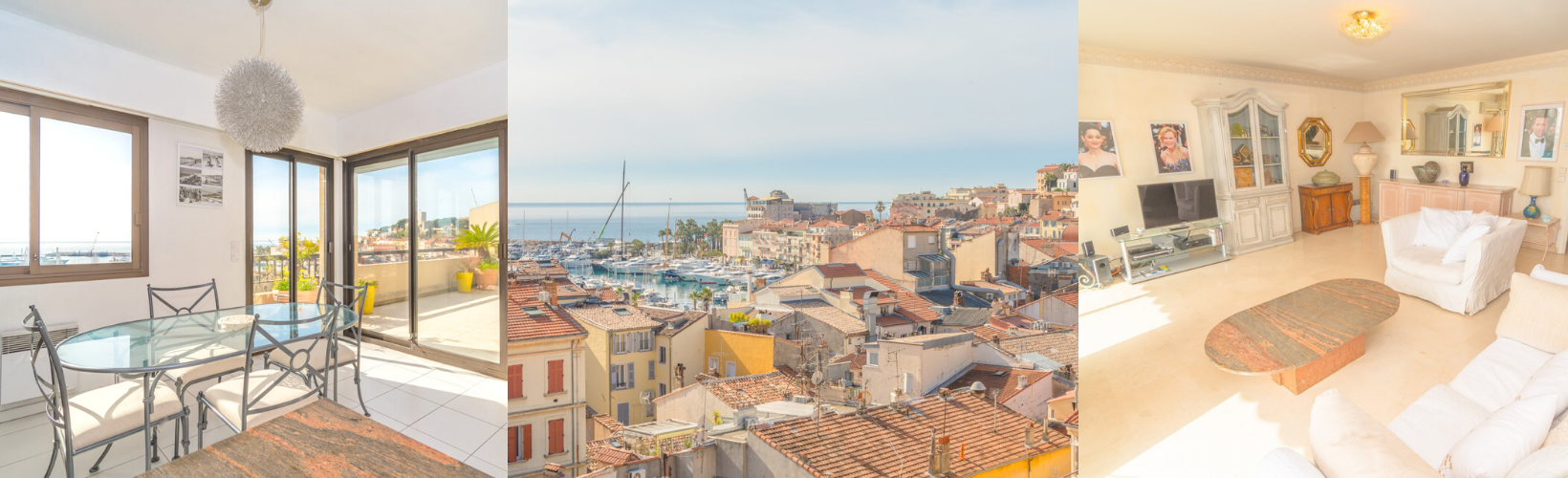 Appartement 4 pièces location saisonnière Cannes